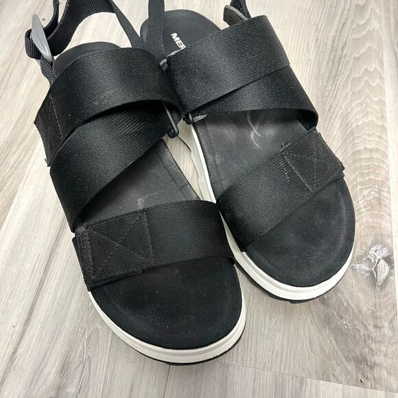 Merrell Sandals Women’s 9 Alpine Black Cushioned Strappy Backstrap - Picture 2 of 7